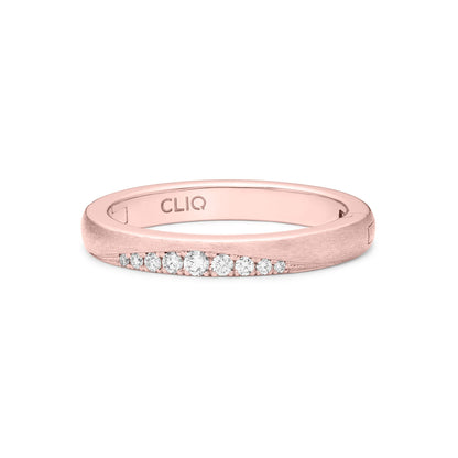 Laurel Diamond Band with Matte Finish