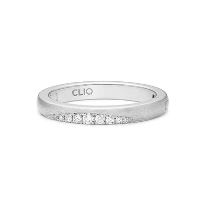 Laurel Diamond Band with Matte Finish