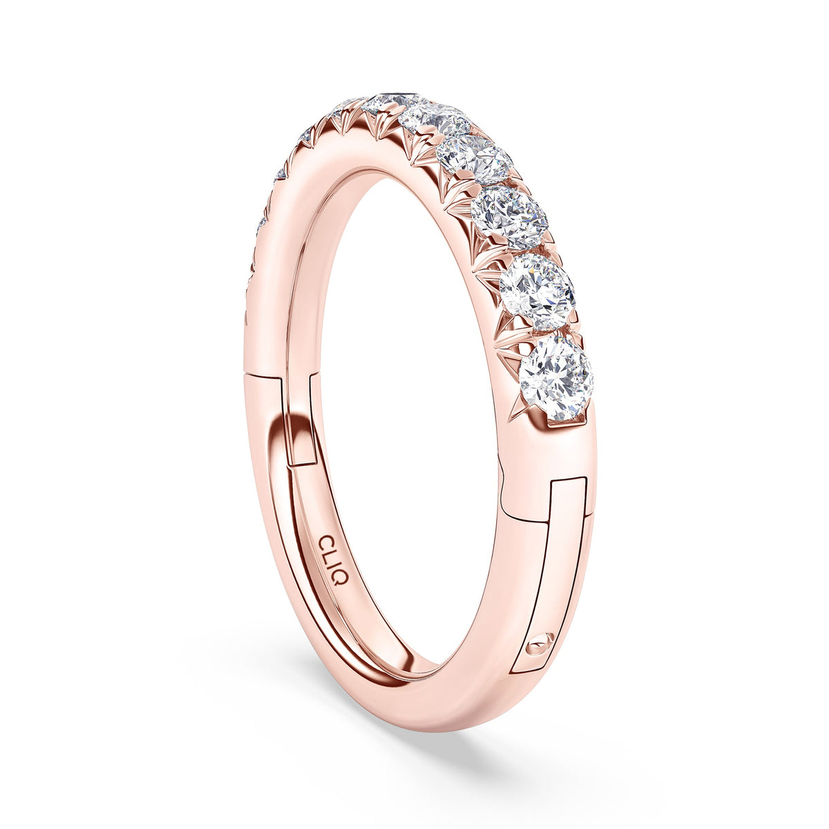 Shea French Pave Diamond Band