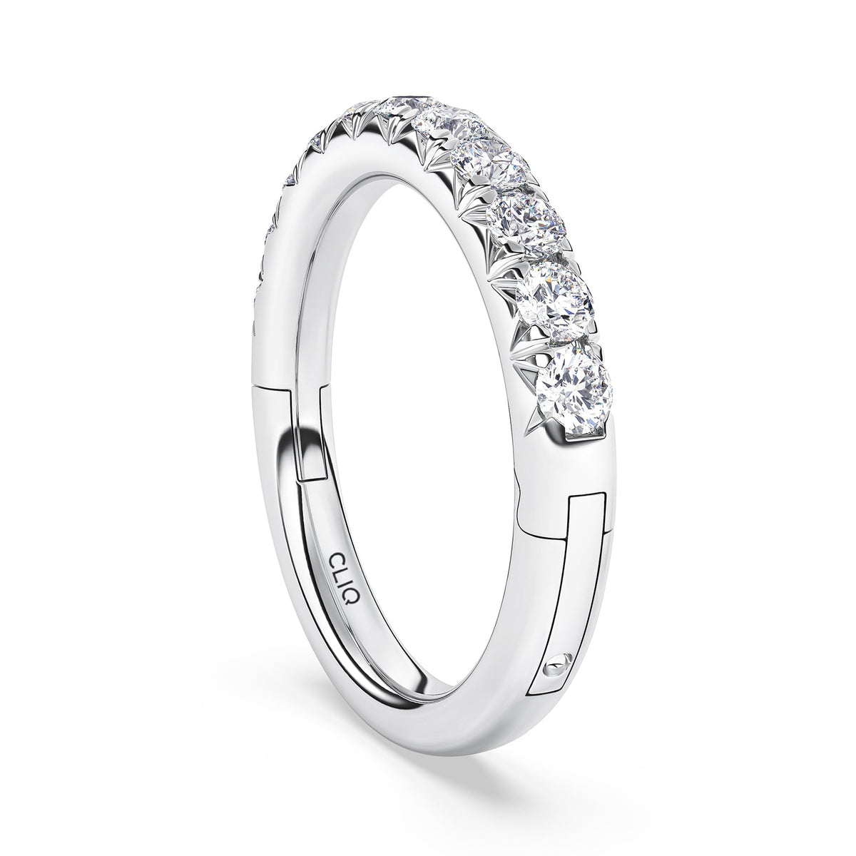 Shea French Pave Diamond Band