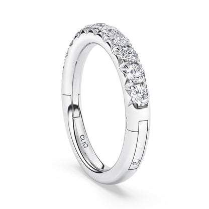Shea French Pave Diamond Band
