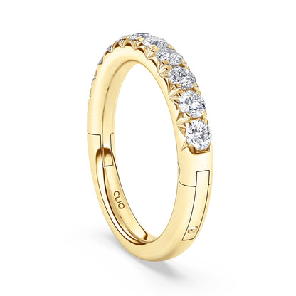 Shea French Pave Diamond Band