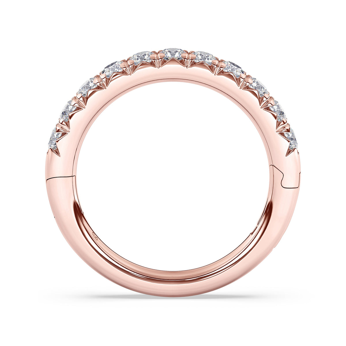 Shea French Pave Diamond Band
