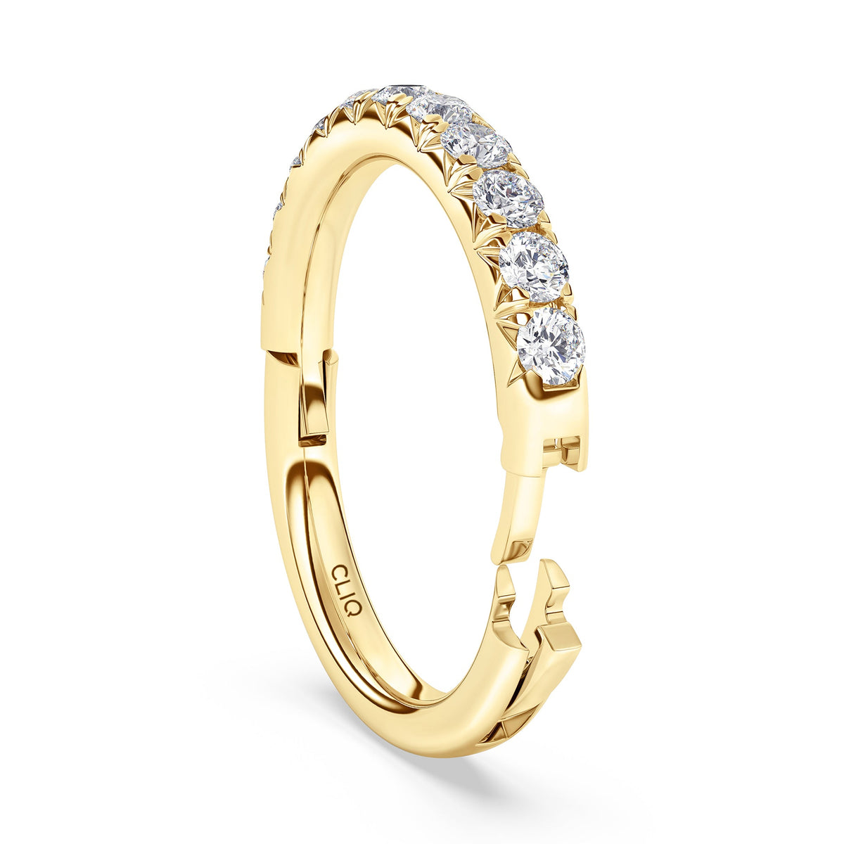 Shea French Pave Diamond Band