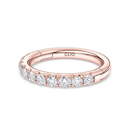 Shea French Pave Diamond Band