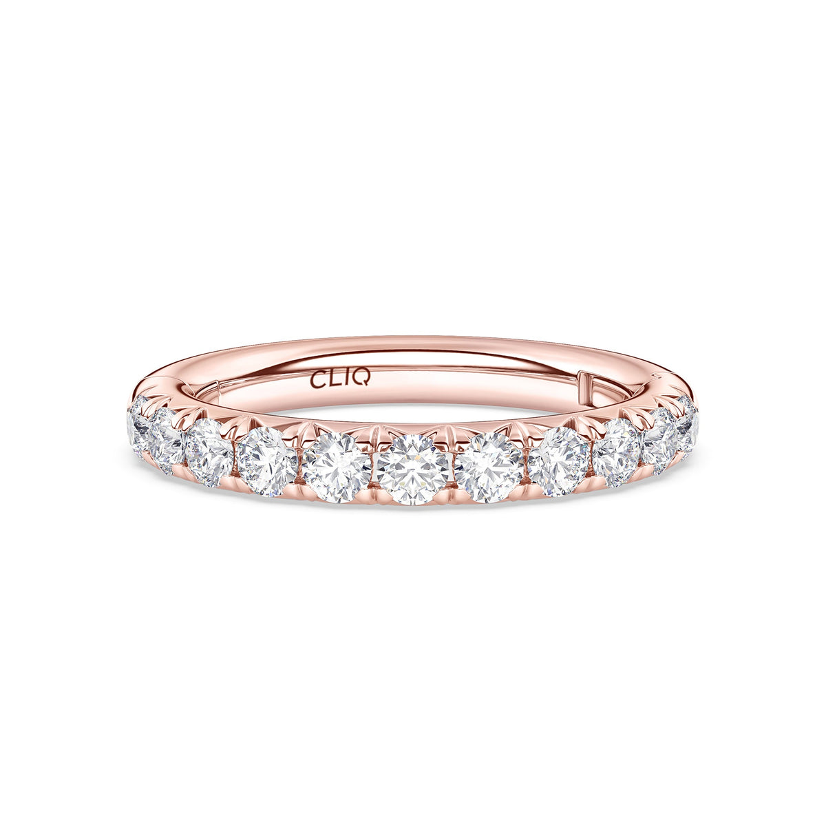 Shea French Pave Diamond Band