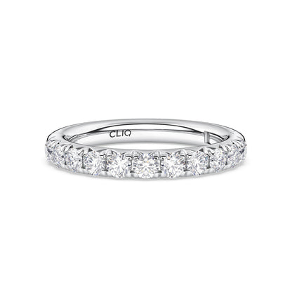 Shea French Pave Diamond Band