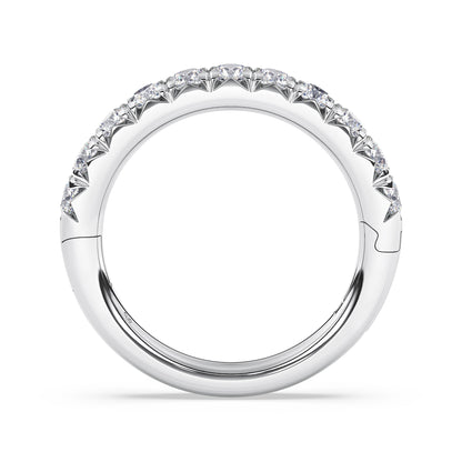Shea French Pave Diamond Band
