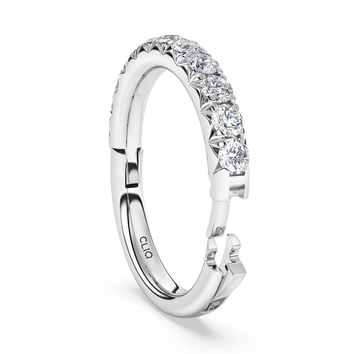 Shea French Pave Diamond Band