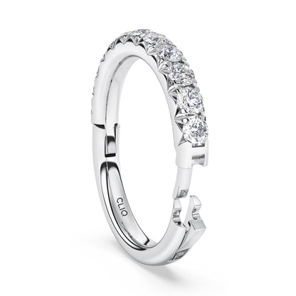 Shea French Pave Diamond Band