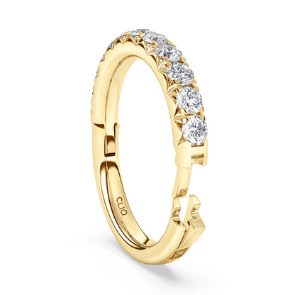 Shea French Pave Diamond Band