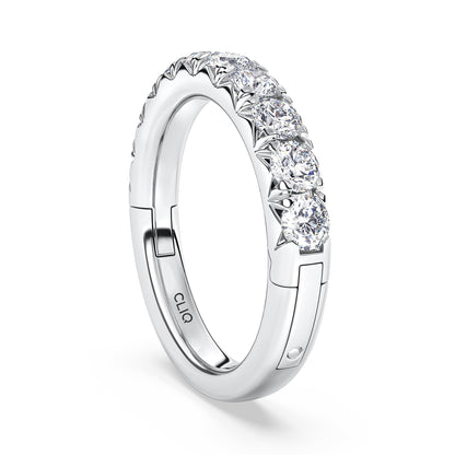 Shea French Pave Diamond Band