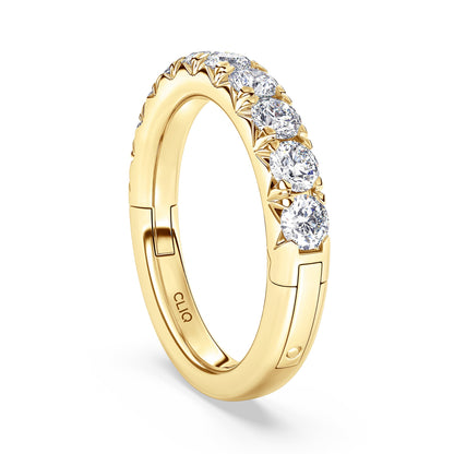 Shea French Pave Diamond Band