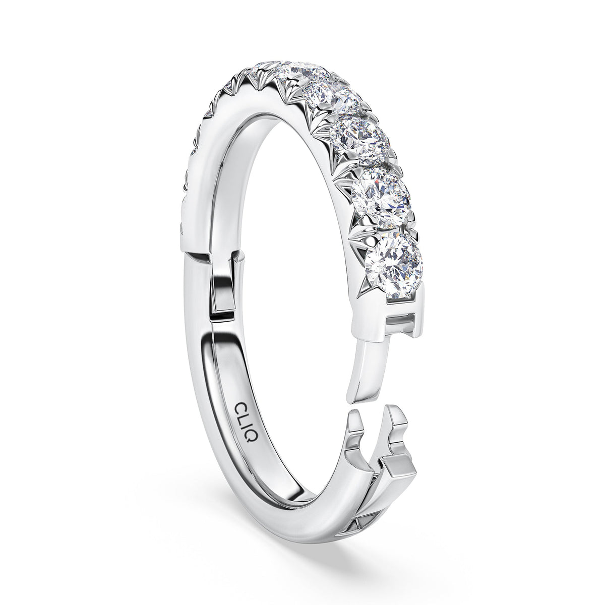Shea French Pave Diamond Band