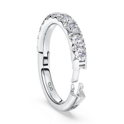 Shea French Pave Diamond Band