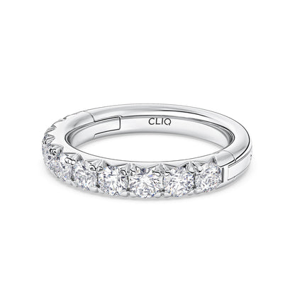 Shea French Pave Diamond Band