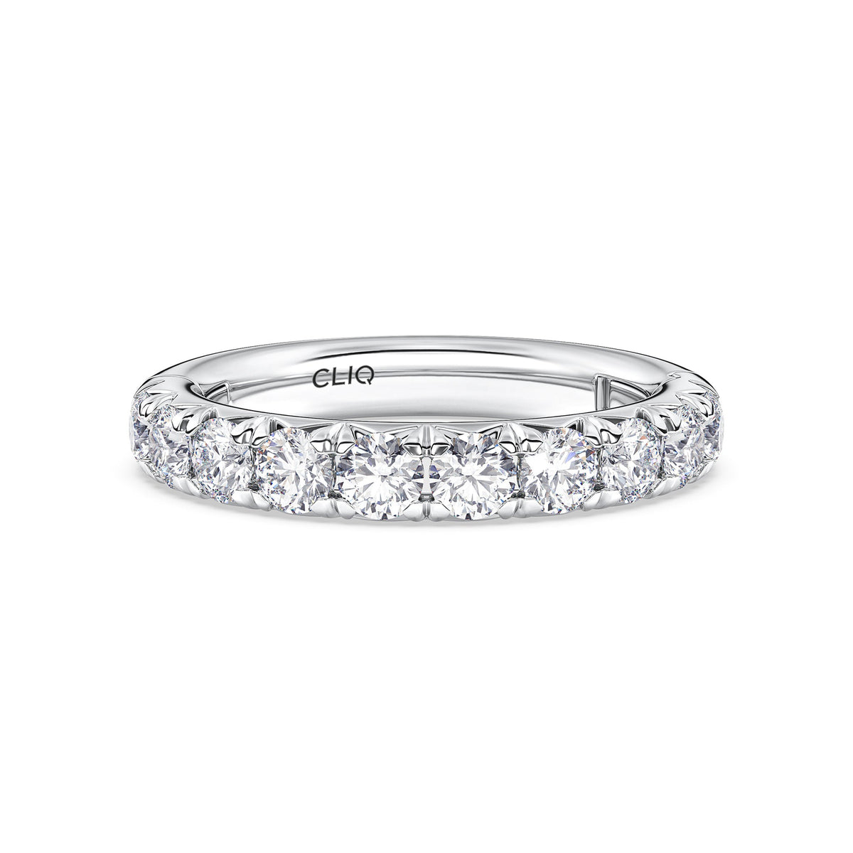Shea French Pave Diamond Band