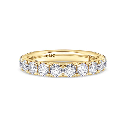 Shea French Pave Diamond Band