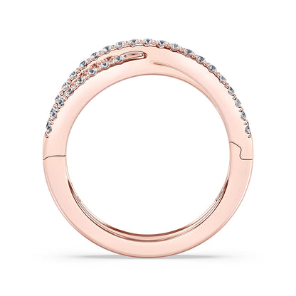 Serafina CrissCross Diamond Band