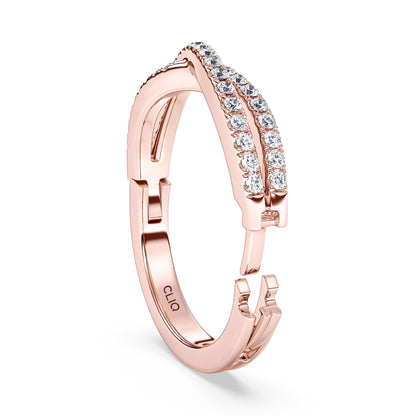 Serafina CrissCross Diamond Band