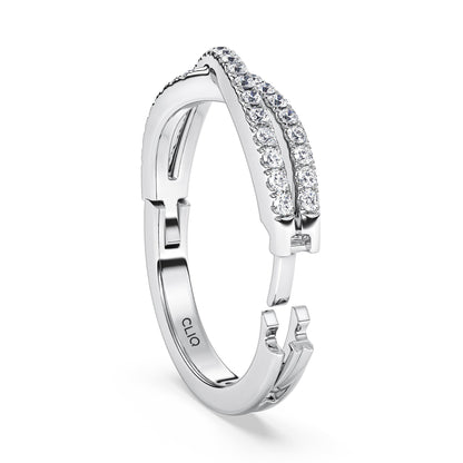 Serafina CrissCross Diamond Band