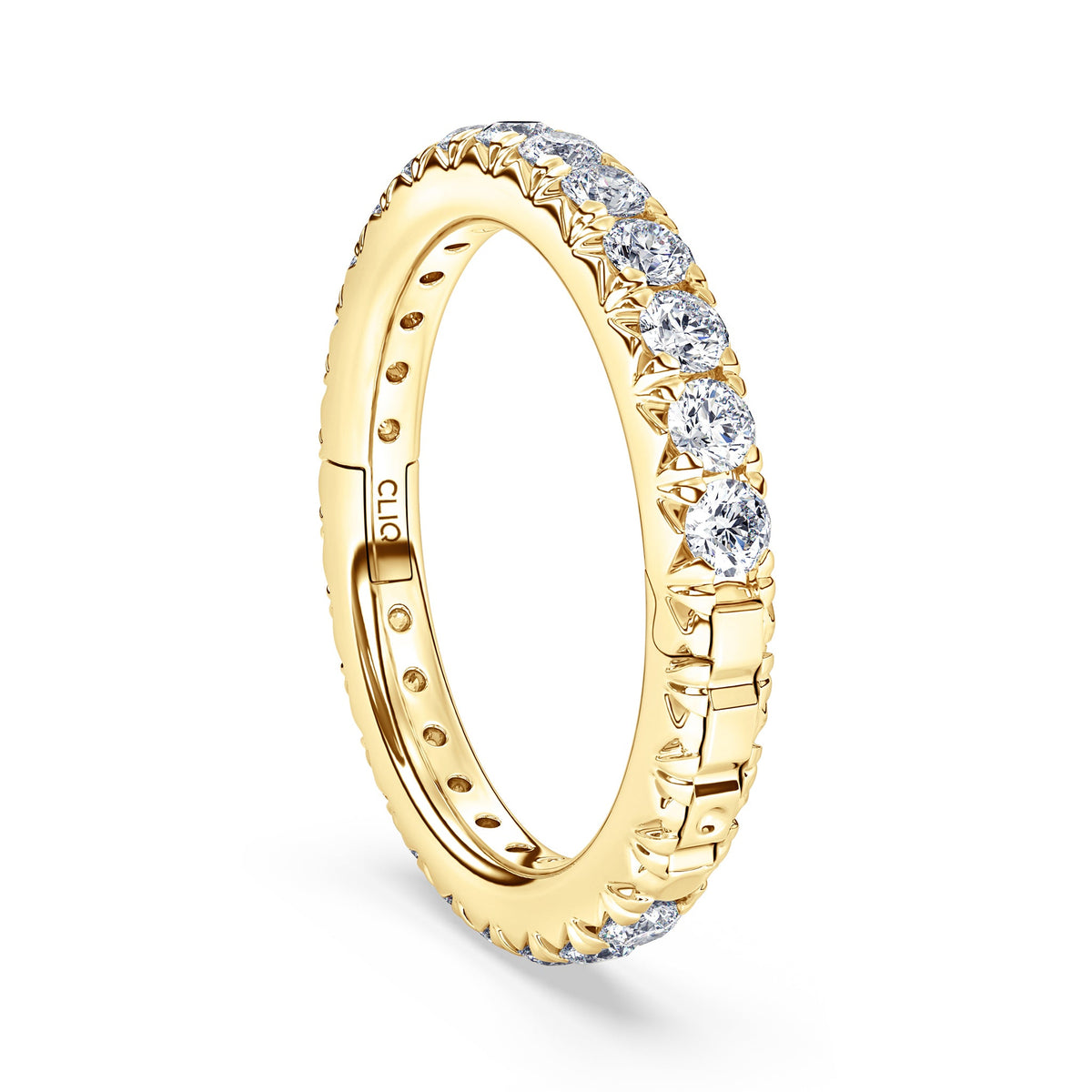 Shea French Pave Diamond Eternity Band
