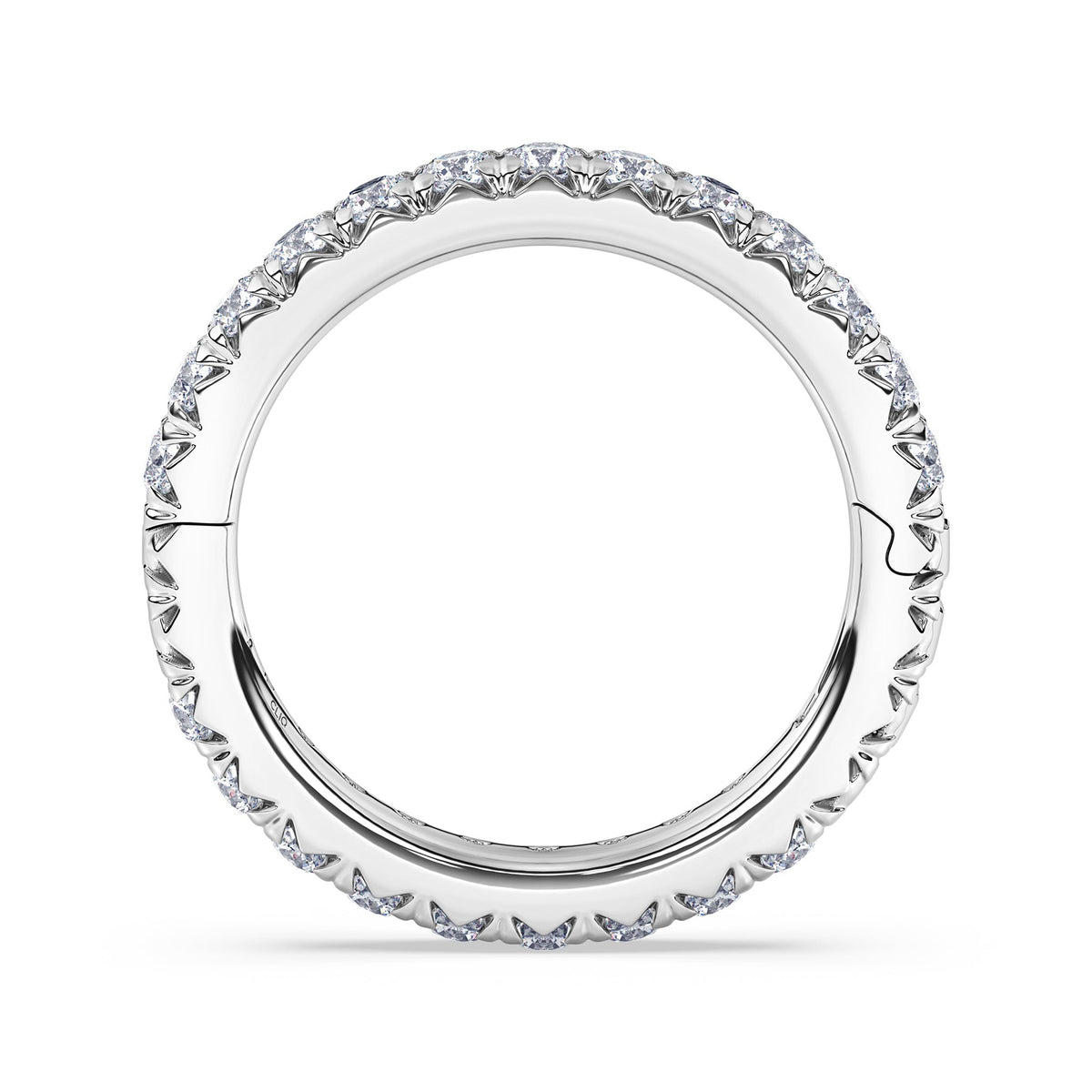 Shea French Pave Diamond Eternity Band