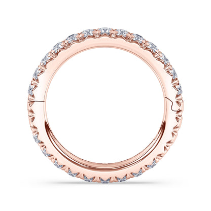 Shea French Pave Diamond Eternity Band