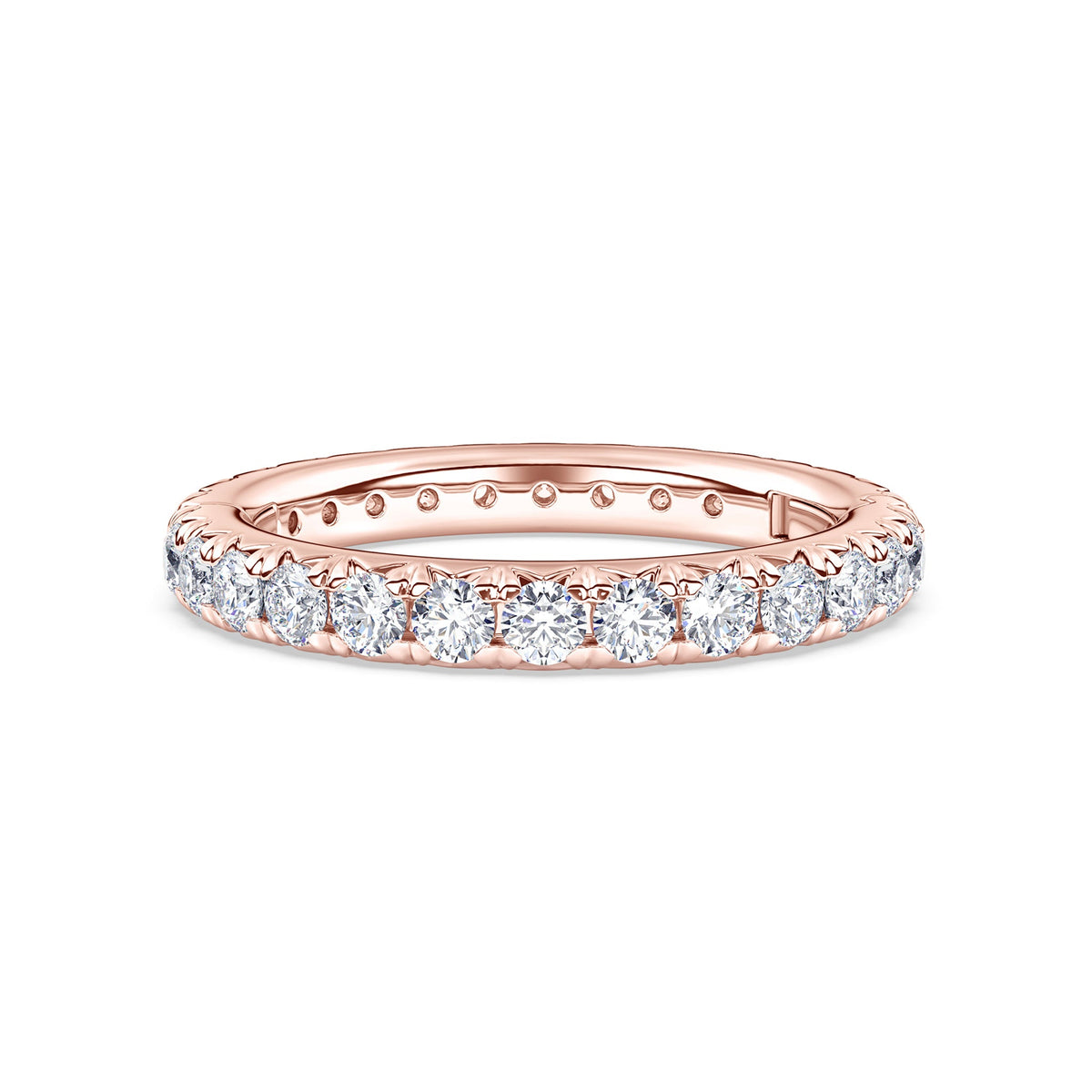 Shea French Pave Diamond Eternity Band