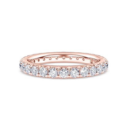 Shea French Pave Diamond Eternity Band