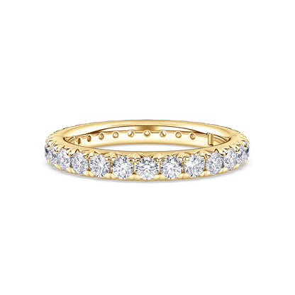 Shea French Pave Diamond Eternity Band