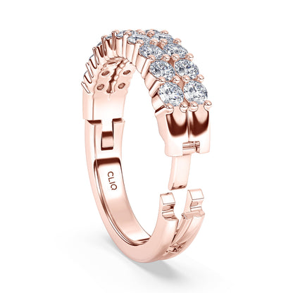 Essex Double Row Diamond Band