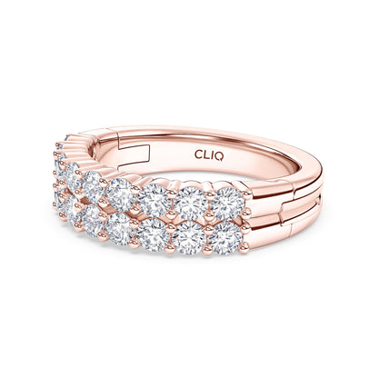 Essex Double Row Diamond Band