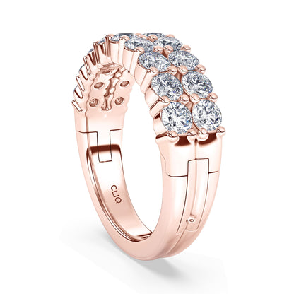 Essex Double Row Diamond Band