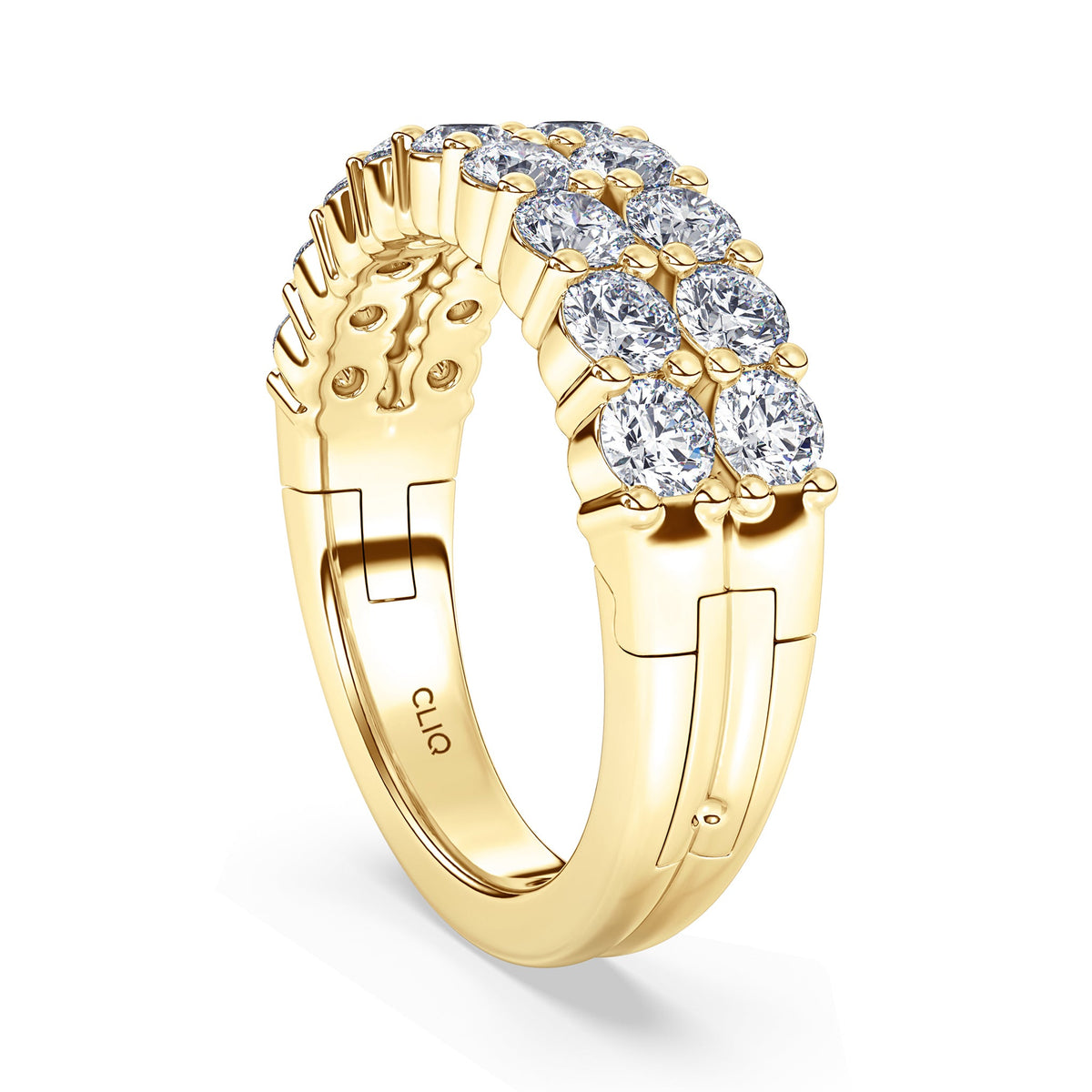 Essex Double Row Diamond Band