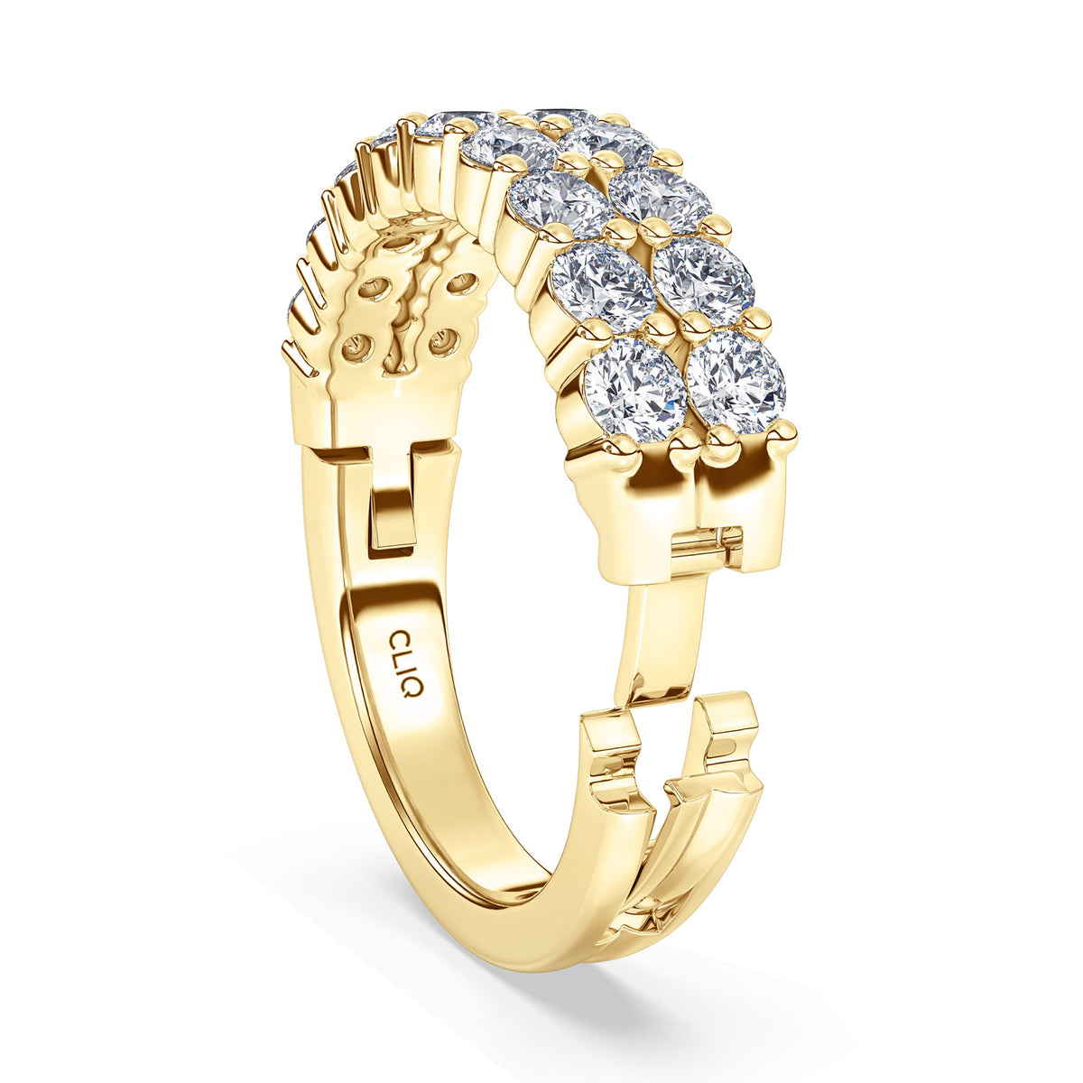 Essex Double Row Diamond Band
