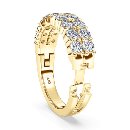 Essex Double Row Diamond Band