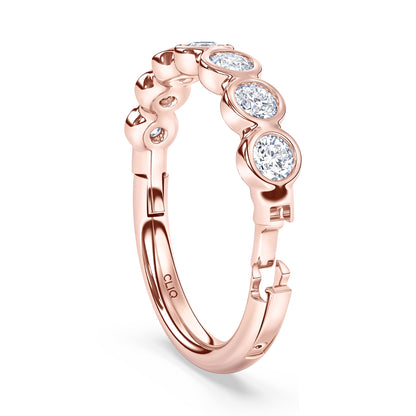 Harper 7-Stone Bezel Set Diamond Band