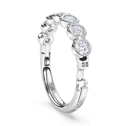 Harper 7-Stone Bezel Set Diamond Band