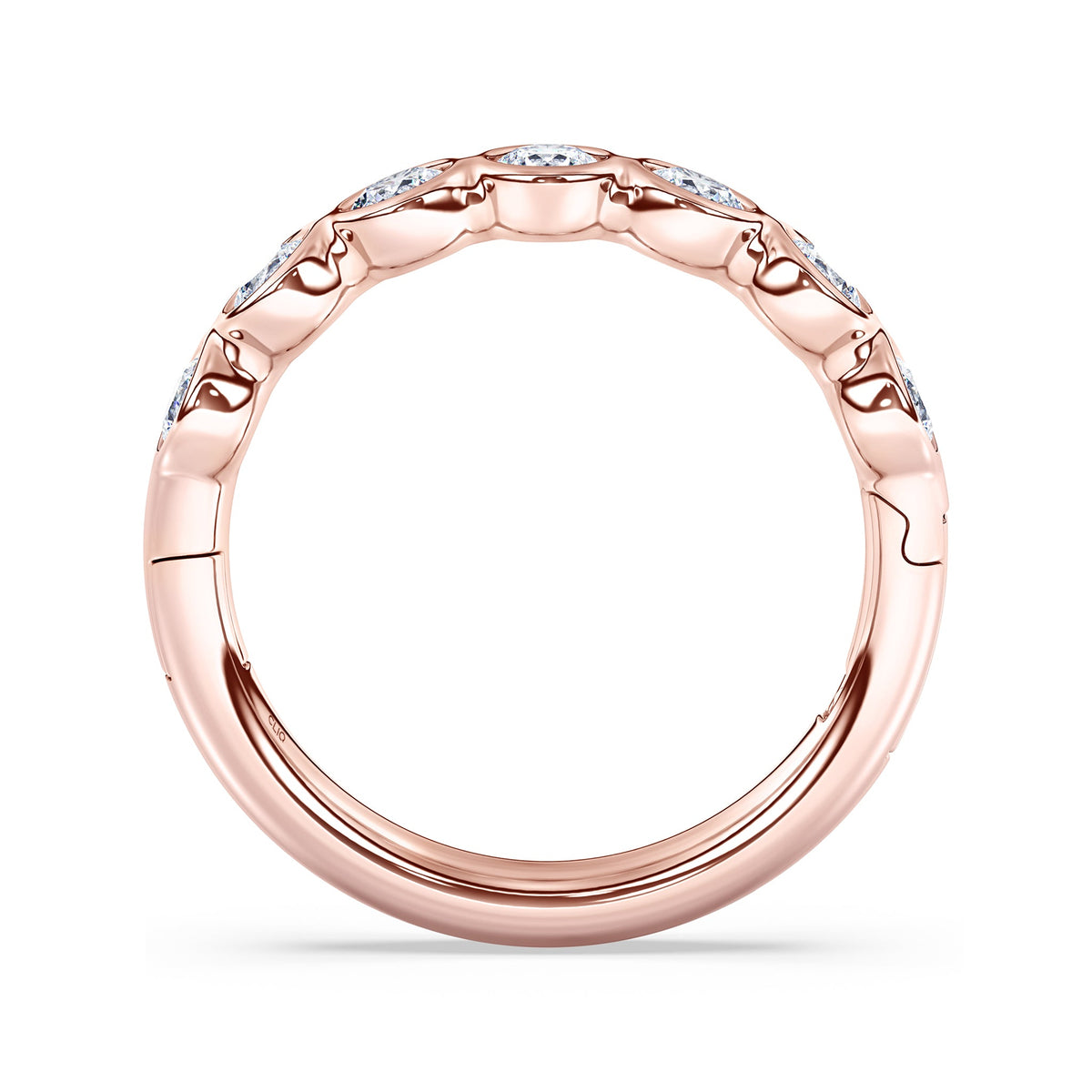 Harper 7-Stone Bezel Set Diamond Band