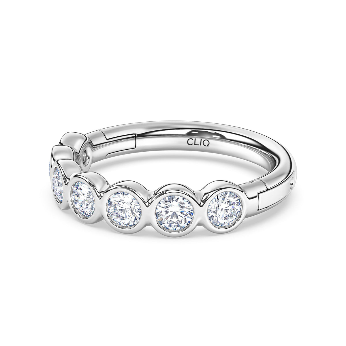 Harper 7-Stone Bezel Set Diamond Band