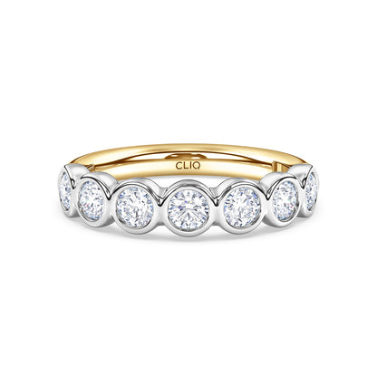 Harper 7-Stone Bezel Set Diamond Band