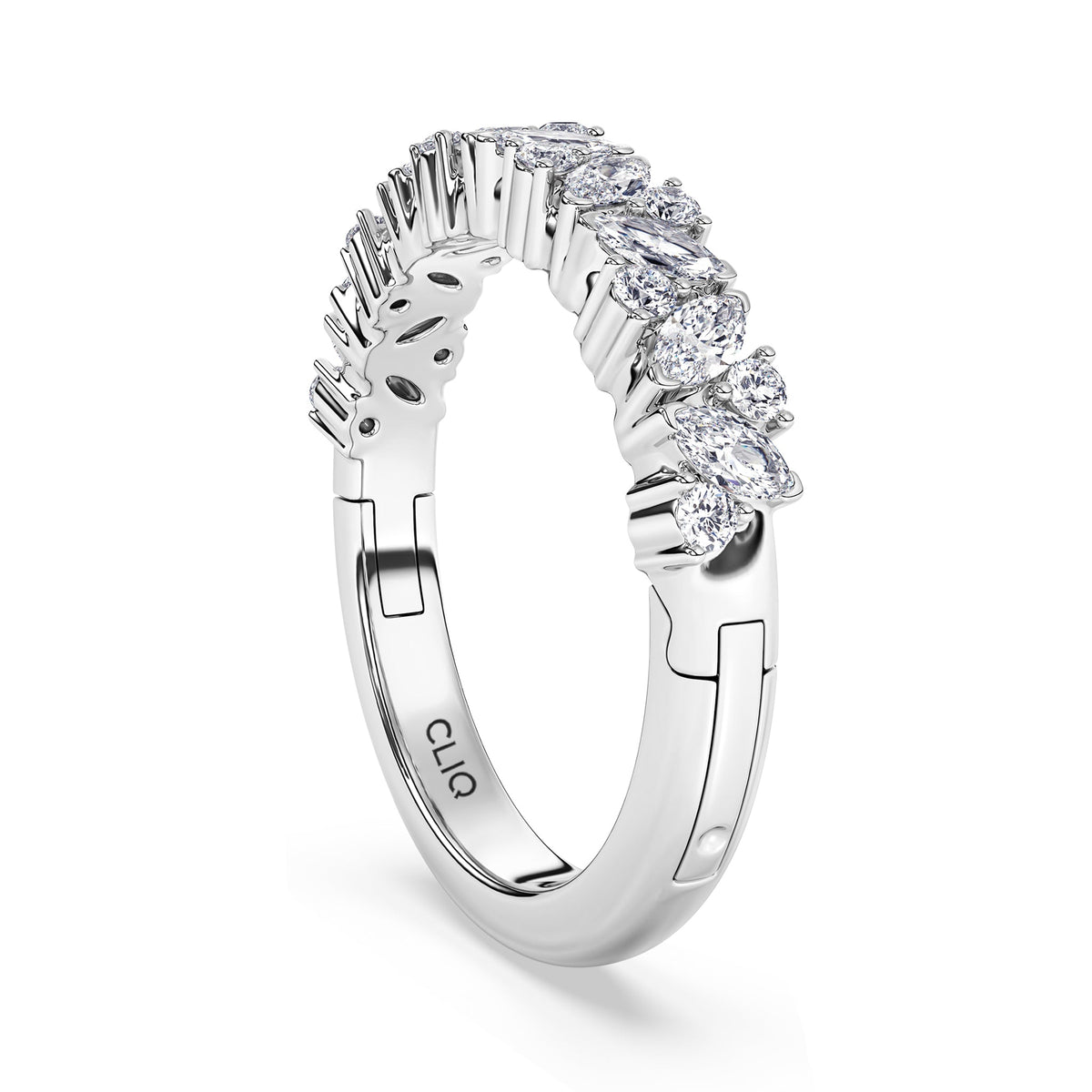 Zoe Mixed Cut Diamond Band