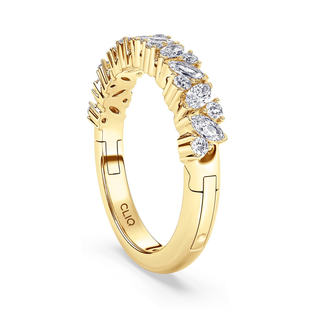 Zoe Mixed Cut Diamond Band