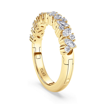 Zoe Mixed Cut Diamond Band