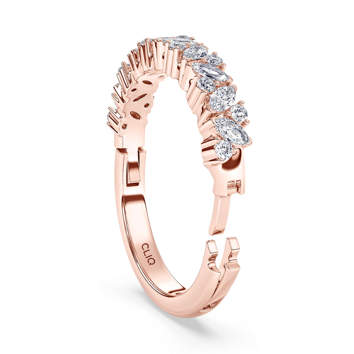 Zoe Mixed Cut Diamond Band