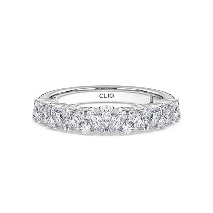 Zoe Mixed Cut Diamond Band