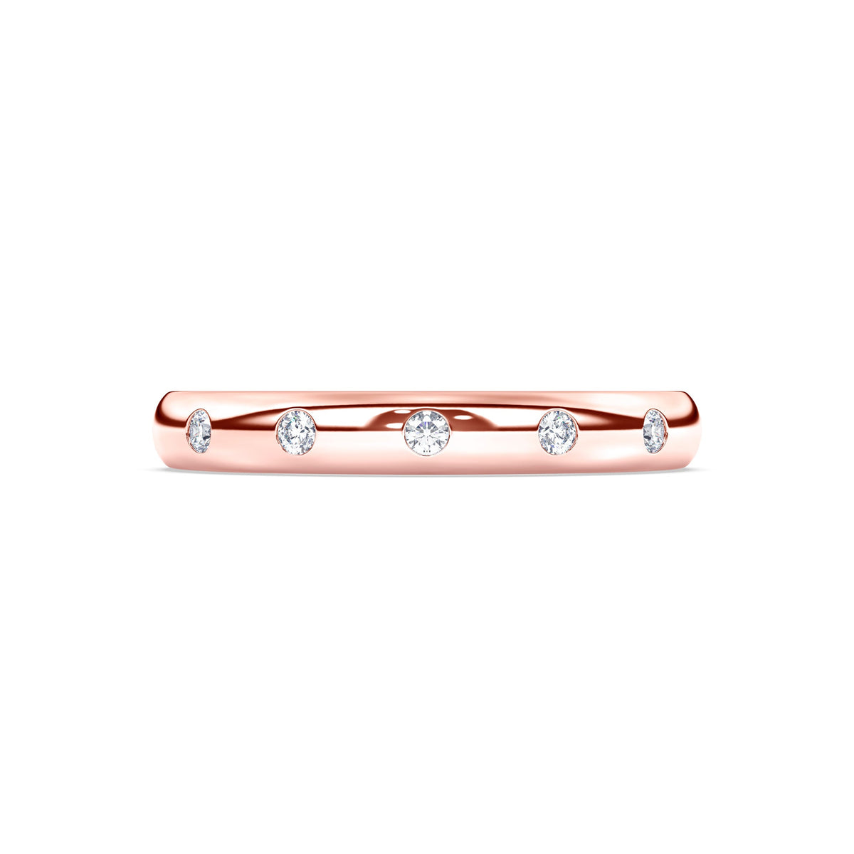 Classic Five Stone Diamond Band