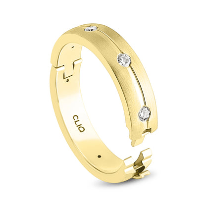 Unity Diamond Eternity Band with Matte Finish
