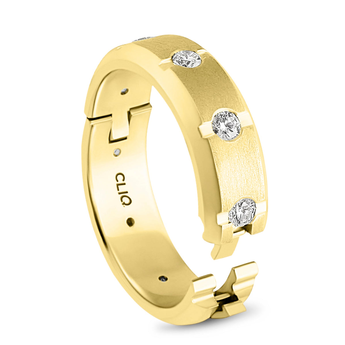Metro Diamond Band with Matte Finish